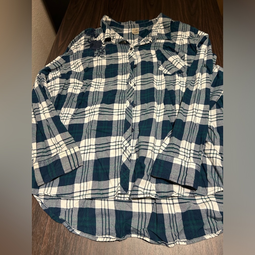 Women’s Terra&Sky Button Down Shirt Size 3x (24w-26w)